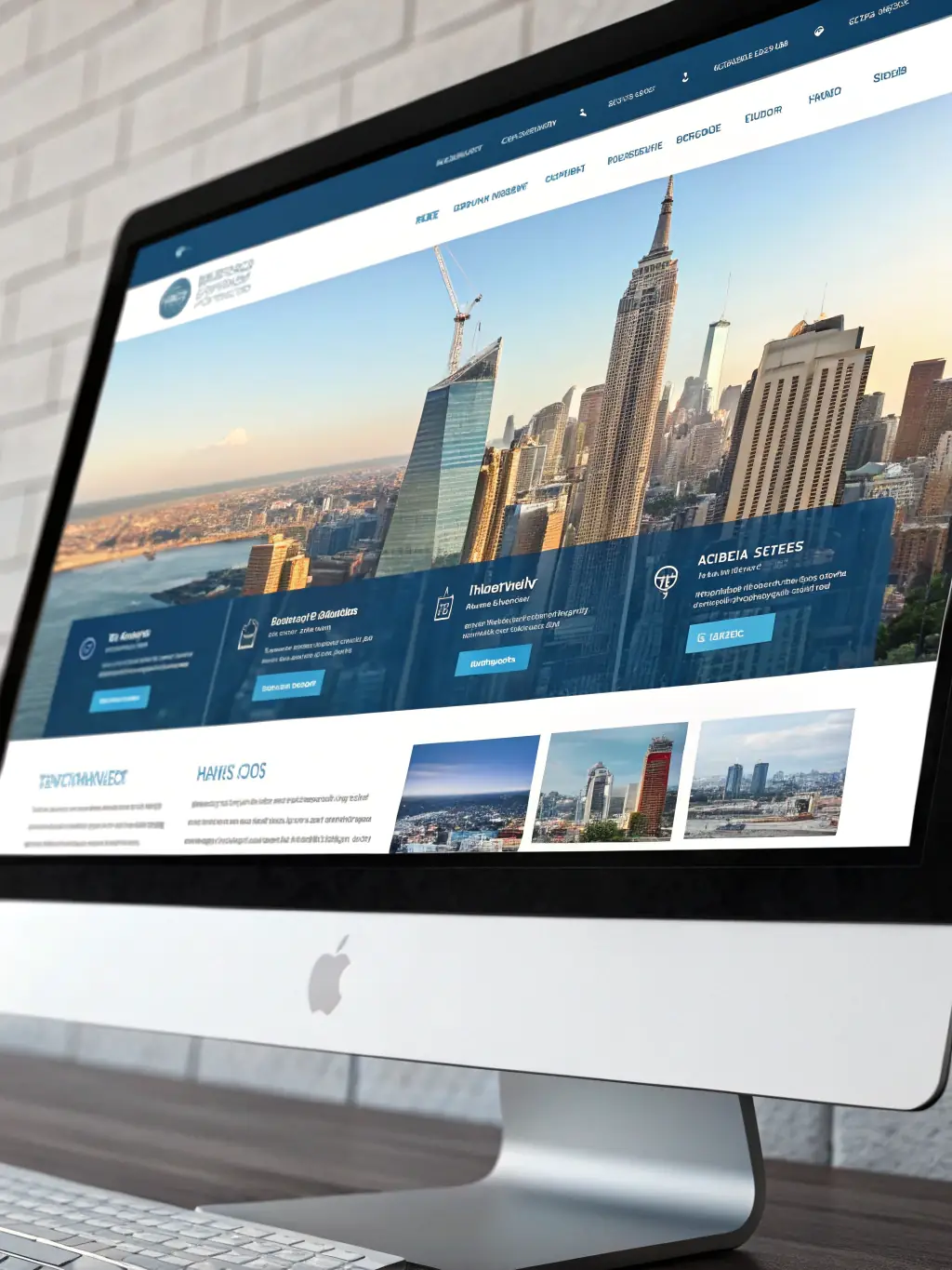 A clean, modern website design showcasing MPK Digital's web development service, with a focus on user experience and responsive design.