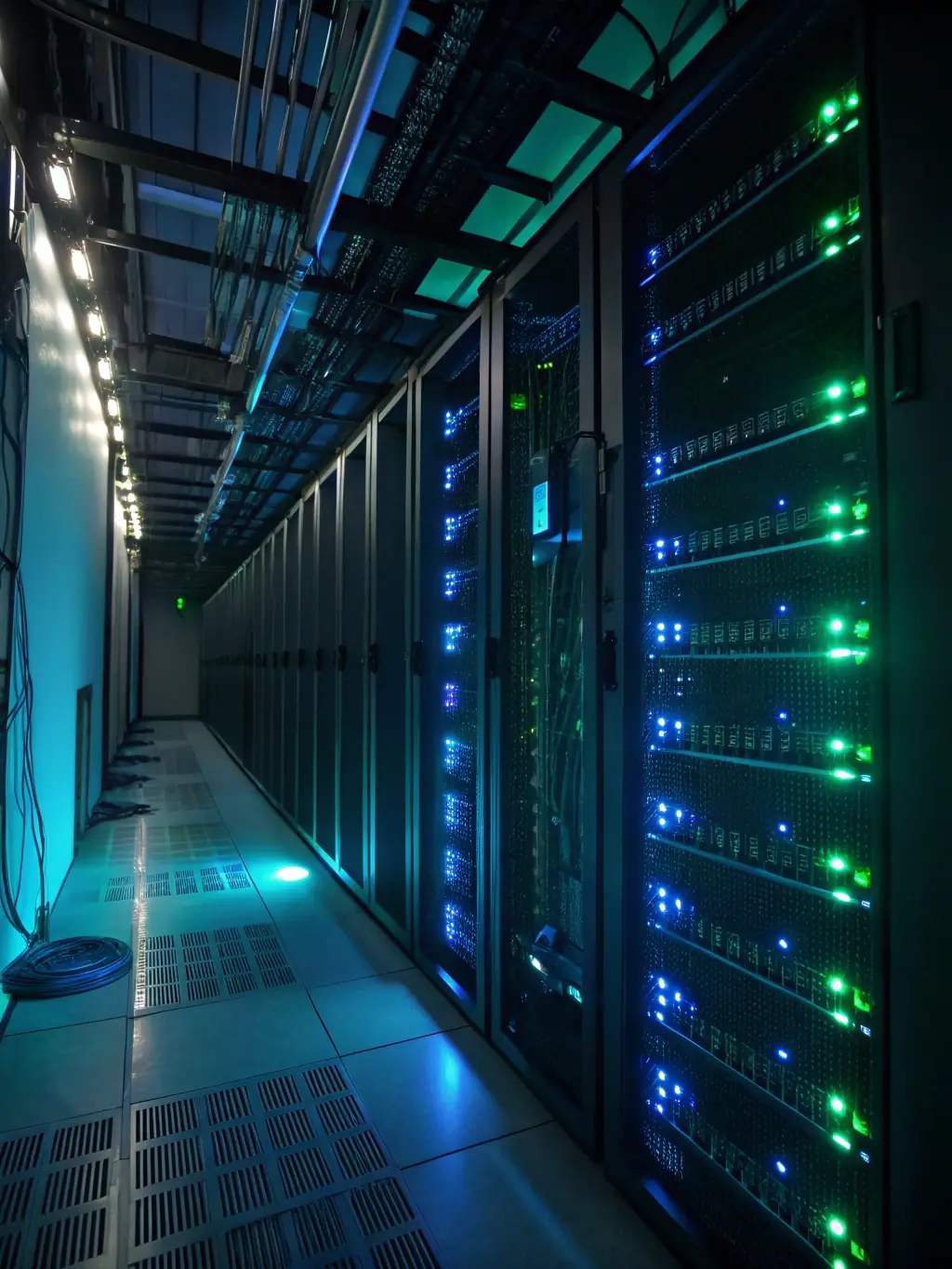A website migration process being executed, showing data being transferred securely and efficiently to a new server.
